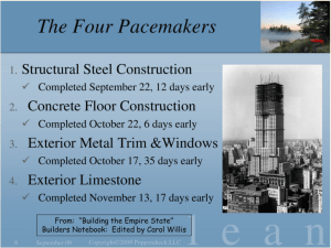 The cadence of pacemaker tasks dictates the project's pace.